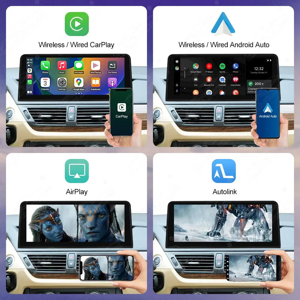 10.25" Linux Screen for BMW X1 E84 F48 2009-2018 Wireless Carplay Android Auto Car Radio