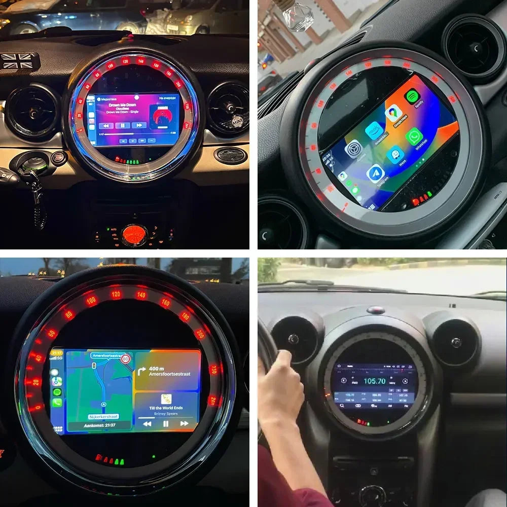 MINI Cooper R56 R57 R58 R60 2007-2015 S Clubman Android Car Radio GPS Built-in CarPlay/Android Auto