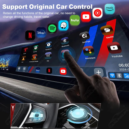 Carlinklife BMW AI Box Wireless CarPlay Adapter BMW Streaming Multimedia Magic Box