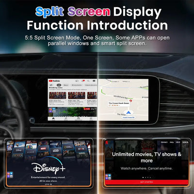 Carlinklife Magic Box 2.0 - Wireless CarPlay/ Android Auto Adapter Streaming Multimedia AI Box MAX