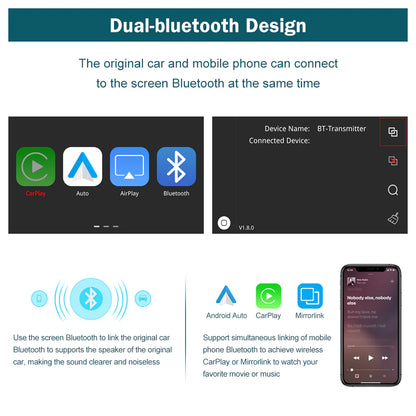 Wireless Apple CarPlay/Android Auto Upgrade Module for Cadillac XT5 XTS ATS SRX CTS 2016-2019 Buick Chevrolet