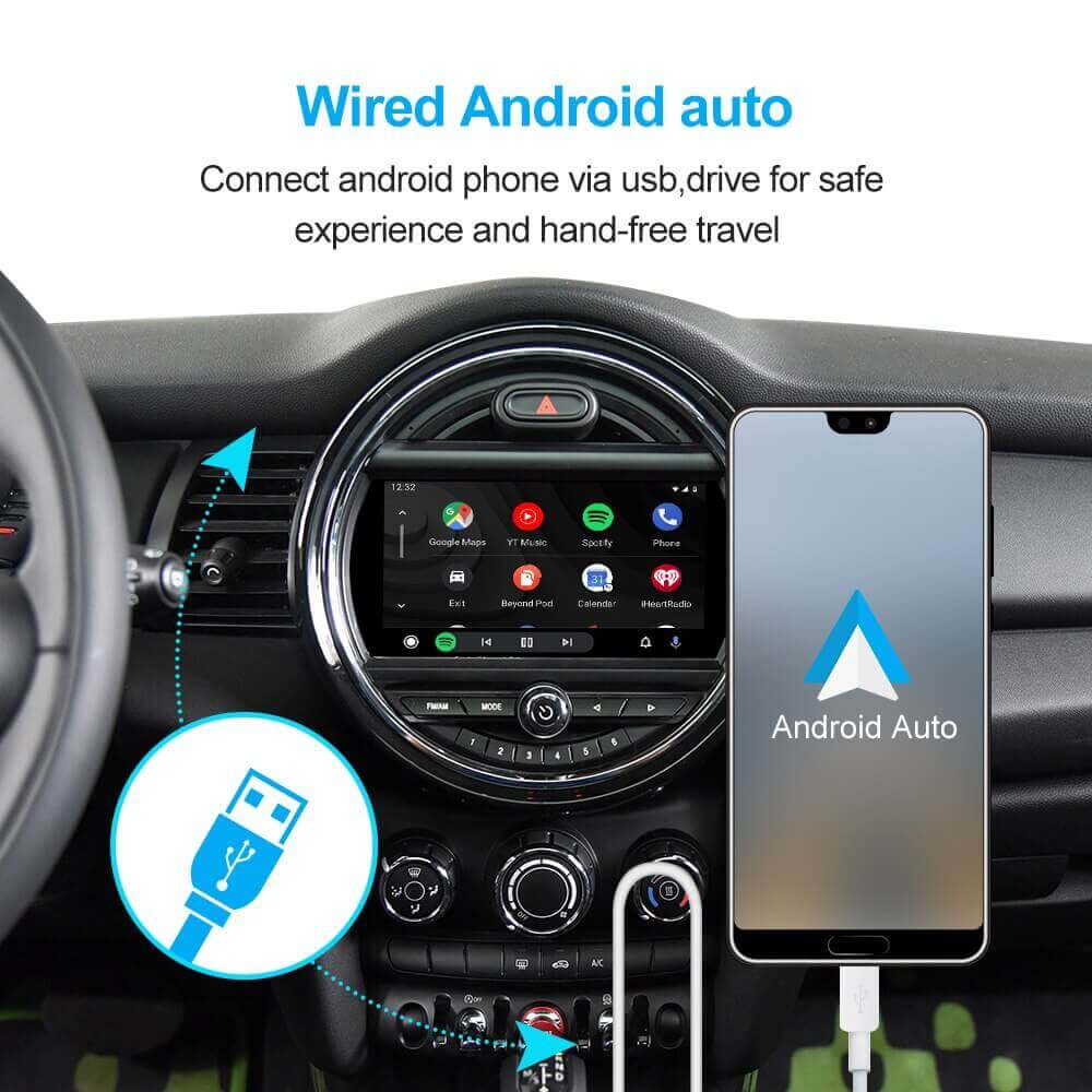 Wireless Carplay/Android Auto Module for MINI Cooper R56 R57 F55 F56 F57 F54 R55 Countryman F60 R60 Paceman R61 Mirror Link