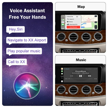 Full Screen Wireless Carplay & Android Auto for Mercedes S-Class(W222) E-Class(W212) 2014-2020 E-Class W213 2021-2023