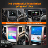 Jeep Grand Cherokee 2010-2022 Tesla-Style Multimedia Player GPS Navigation Wireless CarPlay Android Auto