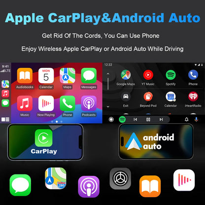 Wireless Apple Carplay & Android Auto for Ferrari 458 (F142) 488 (F142M) F12Berlinetta (F152) F8 (F142MFL) 812 Superfast (F152M) GTC4Lusso (F151M) Portofino (F164) Roma (F169) 296 (F171) SF90 (F173) California T (F149M) 2009-2025