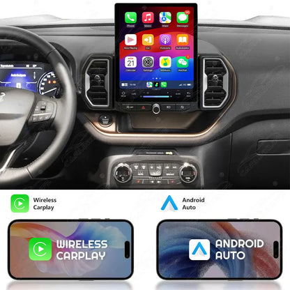 For Ford Bronco Sport 2021-2024 12.1" Android Car Stereo Apple CarPlay Android Auto Screen Upgrade