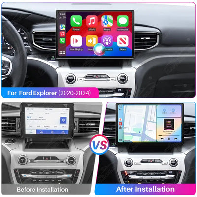 Ford Explorer 2020-2024 13.1" Android Car Stereo Apple CarPlay Android Auto Screen Upgrade