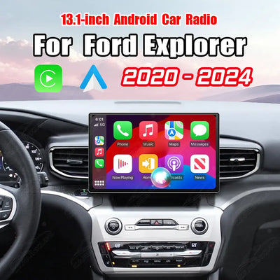 Ford Explorer 2020-2024 13.1" Android Car Stereo Apple CarPlay Android Auto Screen Upgrade