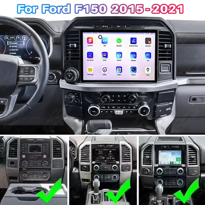 13.3 Inch Android Car Radio For Ford F150 2015-2021 Car Stereo CarPlay Multimedia Player