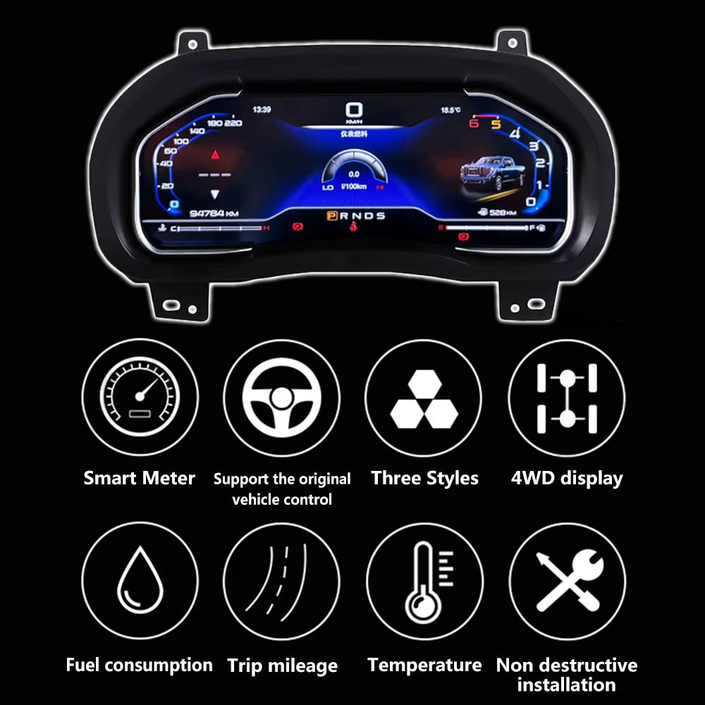 LCD Digital Cluster For Chevrolet Silverado 2013-2019/GMC-SIERRA 2014-2019 Linux Digital LCD Dashboard Instrument Gauge Cluster