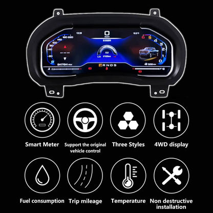 LCD Digital Cluster For Chevrolet Silverado 2013-2019/GMC-SIERRA 2014-2019 Linux Digital LCD Dashboard Instrument Gauge Cluster