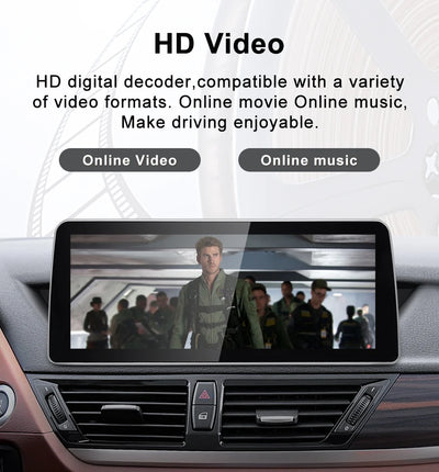 12.3inch BMW X1 E84 Android13 Car Multimedia ID8 Wireless Carplay