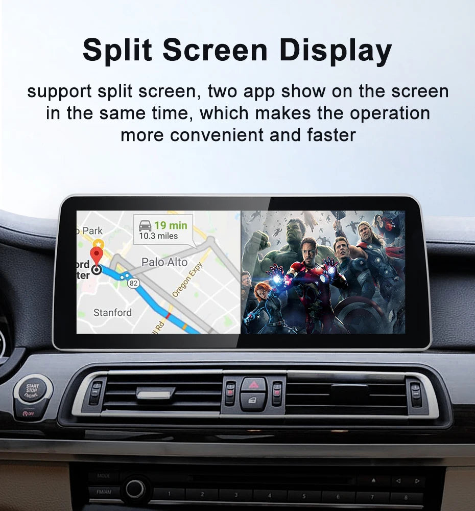 12.3inch BMW 7 Series F01 F02 Android13 Car Multimedia Players ID8 Wireless Carplay