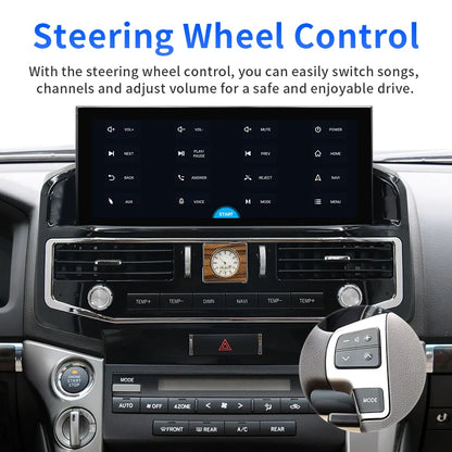 Land Cruiser 2008-2015 Toyota LC200 Car Stereo Android Car Radio GPS Navigation Multimedia Player Head Unit with CarPlay