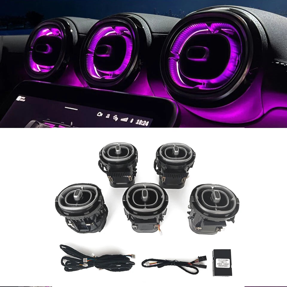 Mercedes Benz New C-class W206 64 Colors LED Styling Interior Atmosphere Lamp Kit