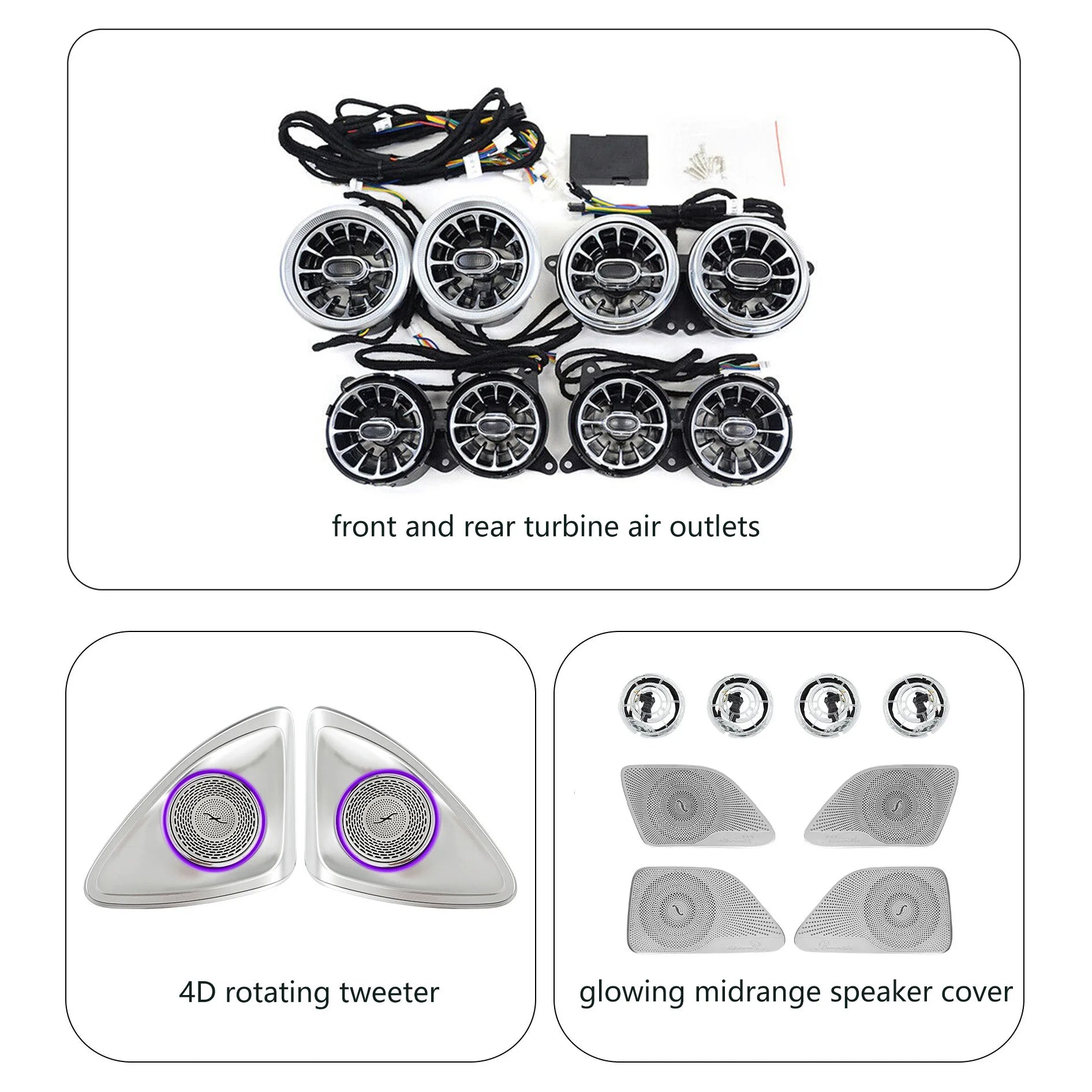 Mercedes Benz S-Class W222 Ambient Light Kit