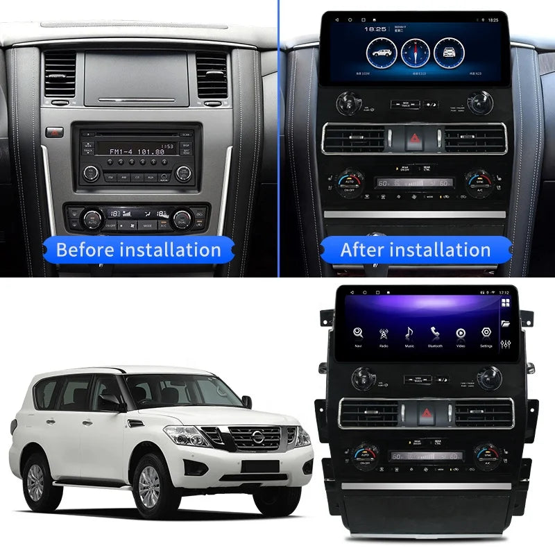 Nissan Patrol Y62 2010-2021 ARMADA Car Stereo Android Car Radio GPS Navigation Multimedia Player Head Unit with CarPlay