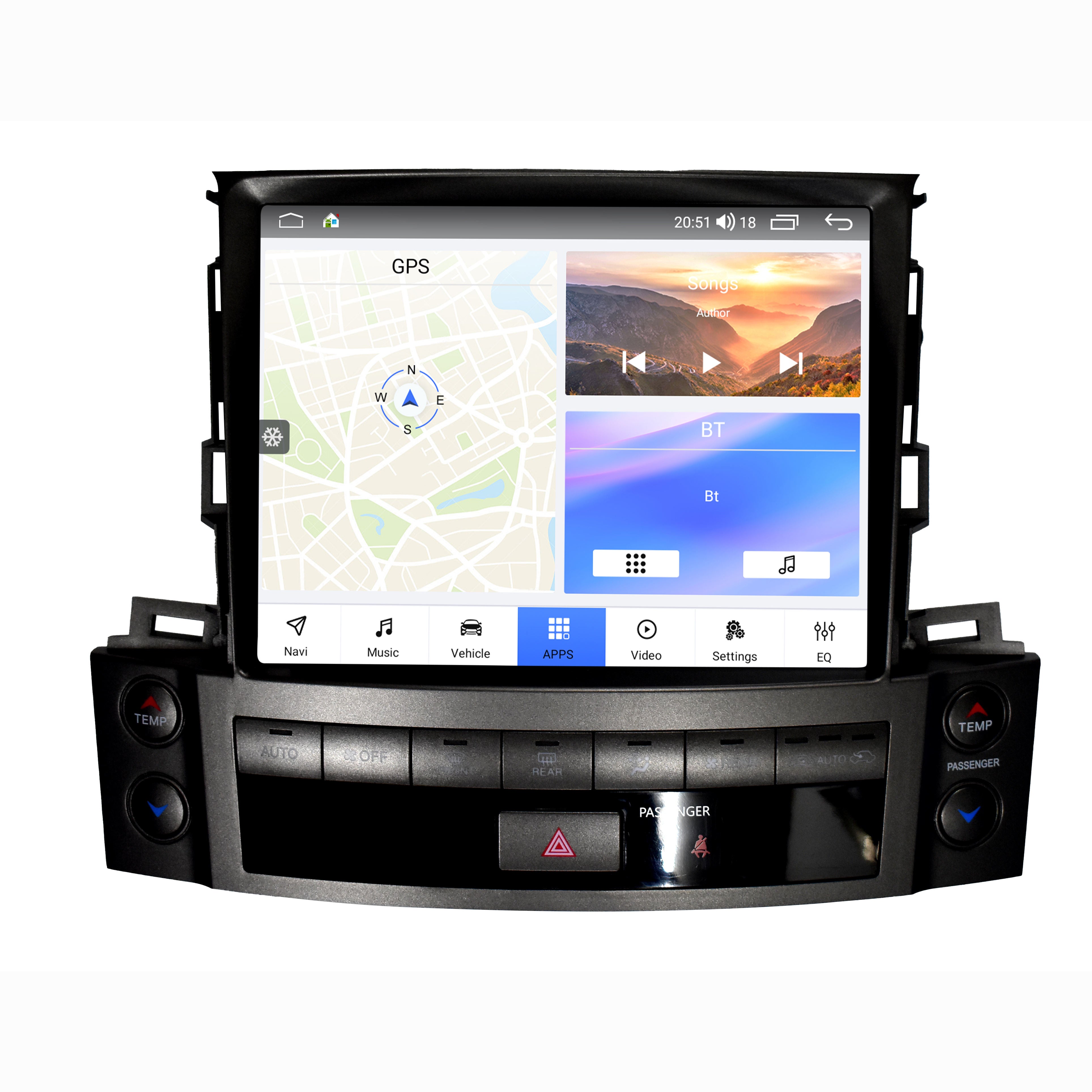 10.4 inch Android Car Radio For Lexus LX570 2007-2015 Car Stereo CarPlay Multimedia Player