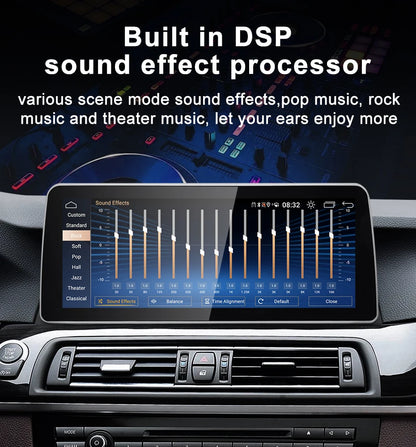 12.3inch BMW 5 2010-2017 F10 F11 Series Android13 Car Multimedia Wireless Carplay