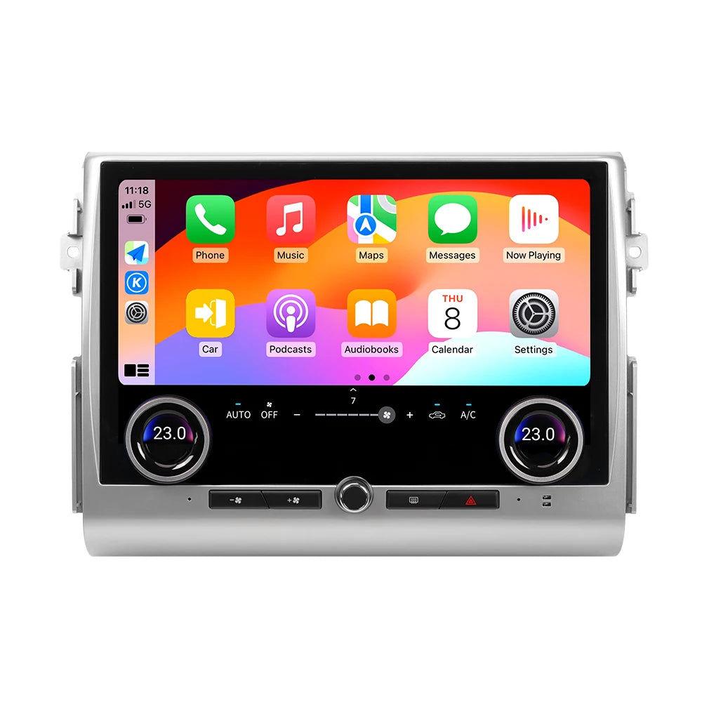 13 inch Android Car Radio for Toyota Land Cruiser FJ 2007-2024 Climate Control Panel Multimedia Player Stereo Replacement