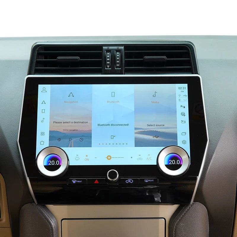 Toyota Prado 2010-2022 Car Stereo Android Car Radio GPS Navigation Android Auto CarPlay Bluetooth Music WiFi Built-in 4 camera