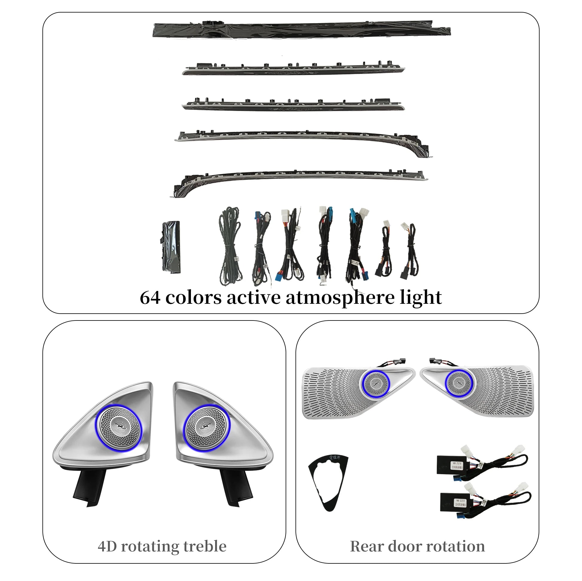 Mercedes Benz S-Class W223 Ambient Light Kit