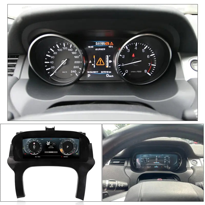 12.3" LCD Digital Cluster For Land Rover Evoque 2012-2018 Linux Digital LCD Dashboard Instrument Gauge Cluster