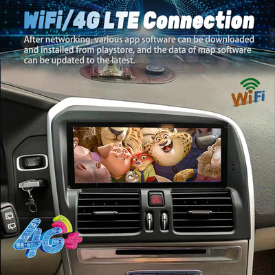 8.8 inch Android Car Radio For Volvo XC60 2010-2017 Car Stereo CarPlay Multimedia Player