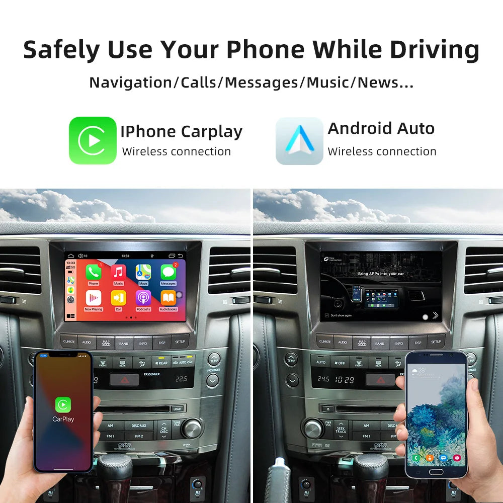 LEXUS LX570 2007-2015 Car Stereo Android Car Radio GPS Navigation