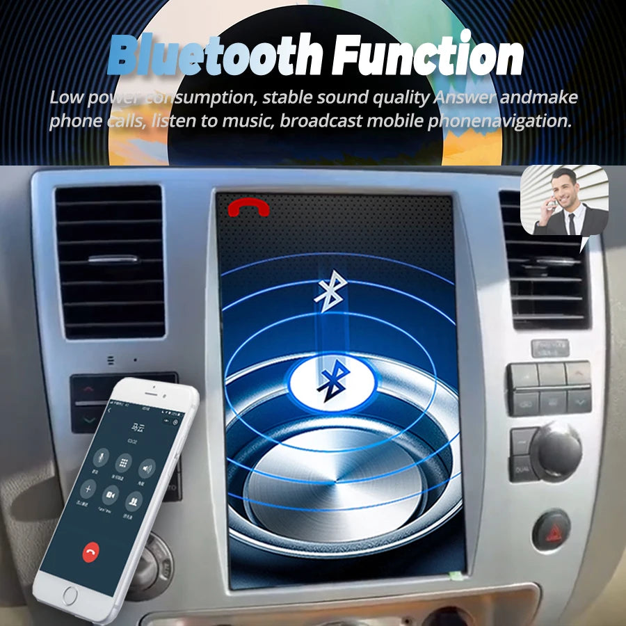 Nissan Armada Infiniti QX56 2007-2015 12.1'' Tesla-Style Android Car Radio Stereo Player Head Unit Stereo GPS Navigation