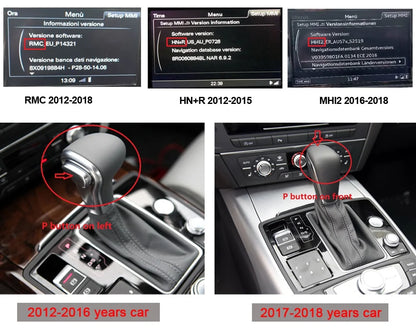 9" Android 13 Car Multimedia Touchscreen for Audi A6 C7 A7 2012-2018