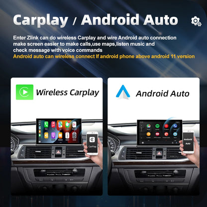 9" Android 13 Car Multimedia Touchscreen for Audi A6 C7 A7 2012-2018