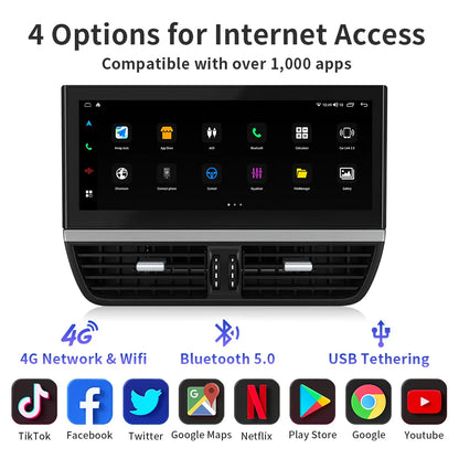 Porsche Cayenne 2010-2017 Touch Screen  12.3" Car Stereo Android Car Radio GPS Navigation WiFi Carplay/ Stop Watch/ AC Panel