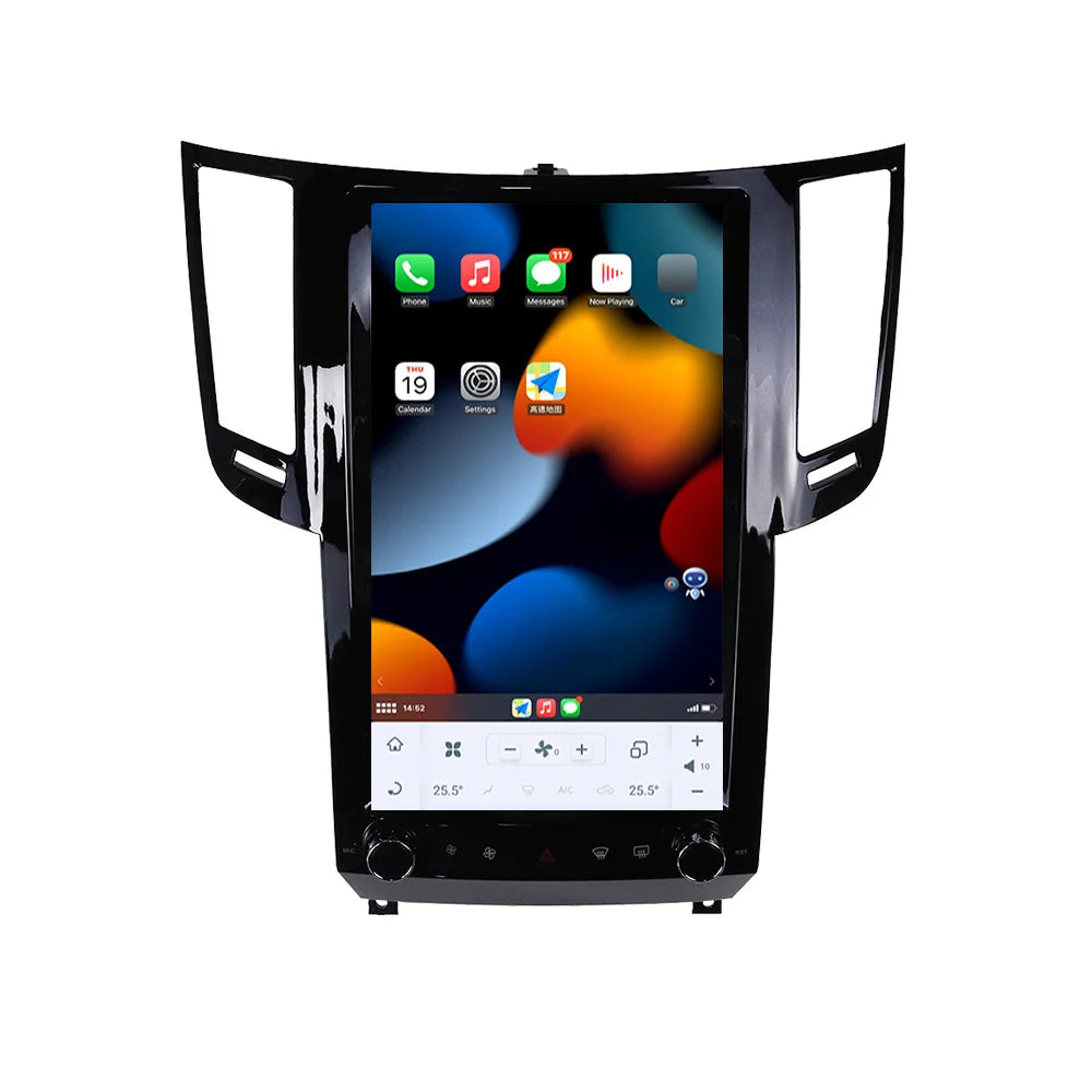 INFINITI QX70 FX35 FX37 FX50 2009-2016 Tesla-Style Touch Screen Car Radio GPS Navigation Player with CarPlay