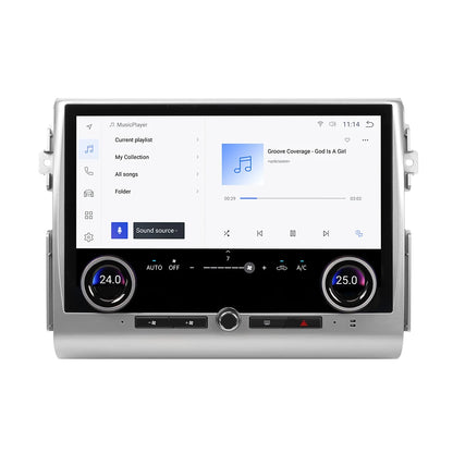 13 inch Android Car Radio for Toyota Land Cruiser FJ 2007-2024 Climate Control Panel Multimedia Player Stereo Replacement
