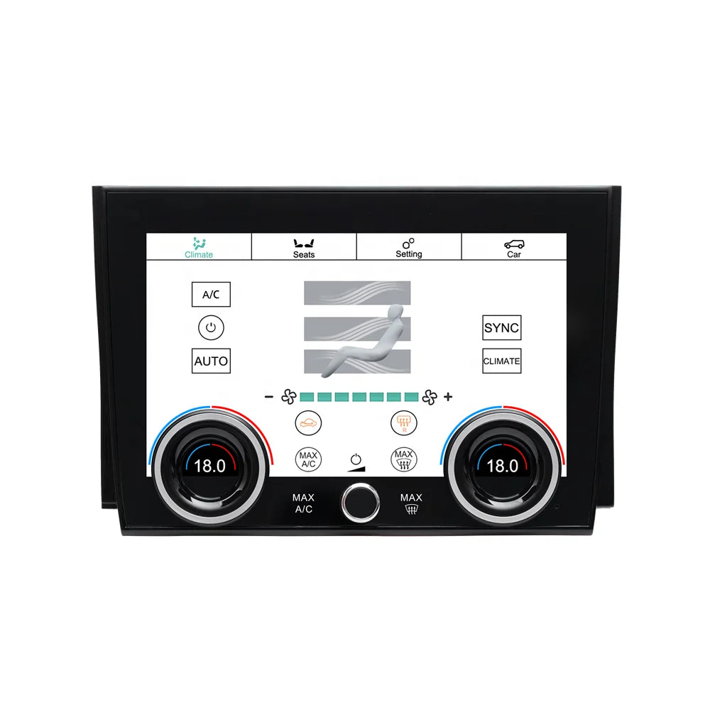 9" Air Conditioning Panel Car Climate Control LCD Touch Screen For Ranger Rover Discovery Sport 2020-2022