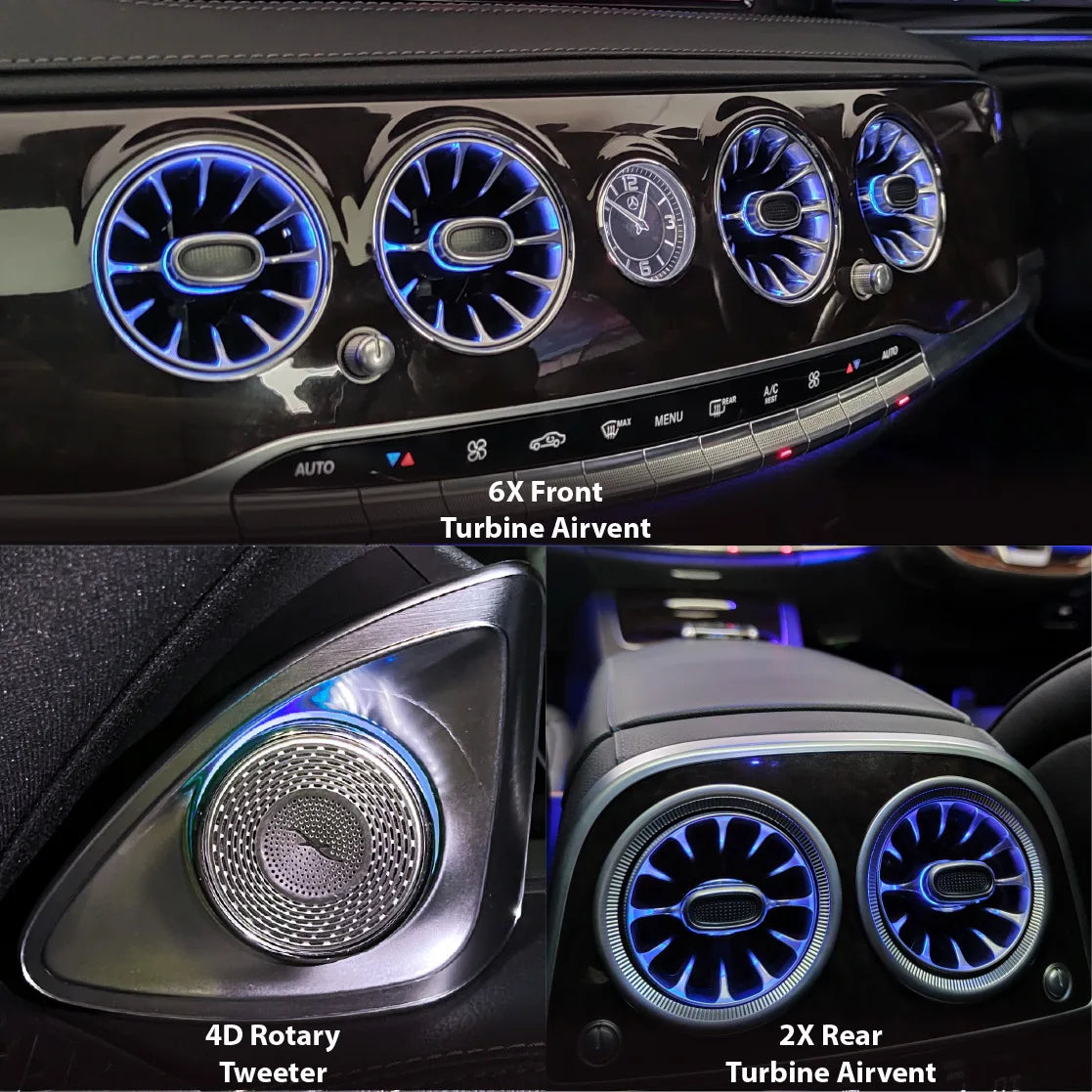 Mercedes Benz S-Class W222 Ambient Light Kit