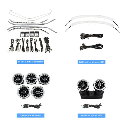 Mercedes Benz C-class W205 GLC X253  Ambient Light Kit