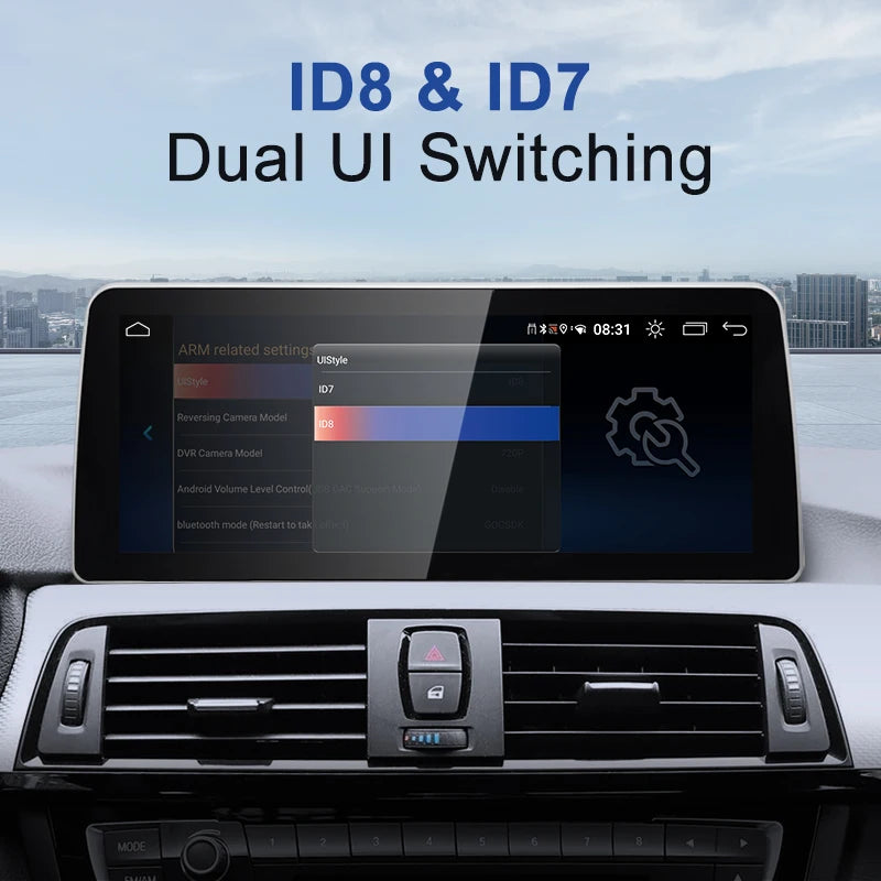 12.3inch BMW 3&4 Series Android13 Car Multimedia Wireless Carplay