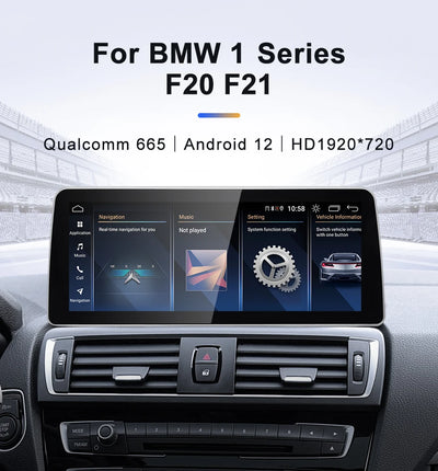 12.3inch BMW 1&2 series F20 F21 F23 Android13 Car Multimedia Players ID8 Wireless Carplay