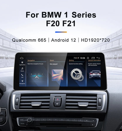 12.3inch BMW 1&2 series F20 F21 F23 Android13 Car Multimedia Players ID8 Wireless Carplay