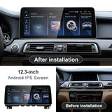 12.3inch BMW 7 Series F01 F02 Android13 Car Multimedia Players ID8 Wireless Carplay