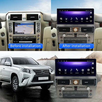 Lexus GX 460/400 2010-2021 12.3inch Car Stereo Android Car Radio GPS Navigation Multimedia Player Head Unit with CarPlay