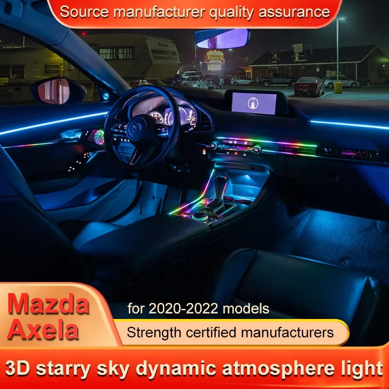 Mazda Axela 2020-2022 Multicolor RGB Ambient Lighting