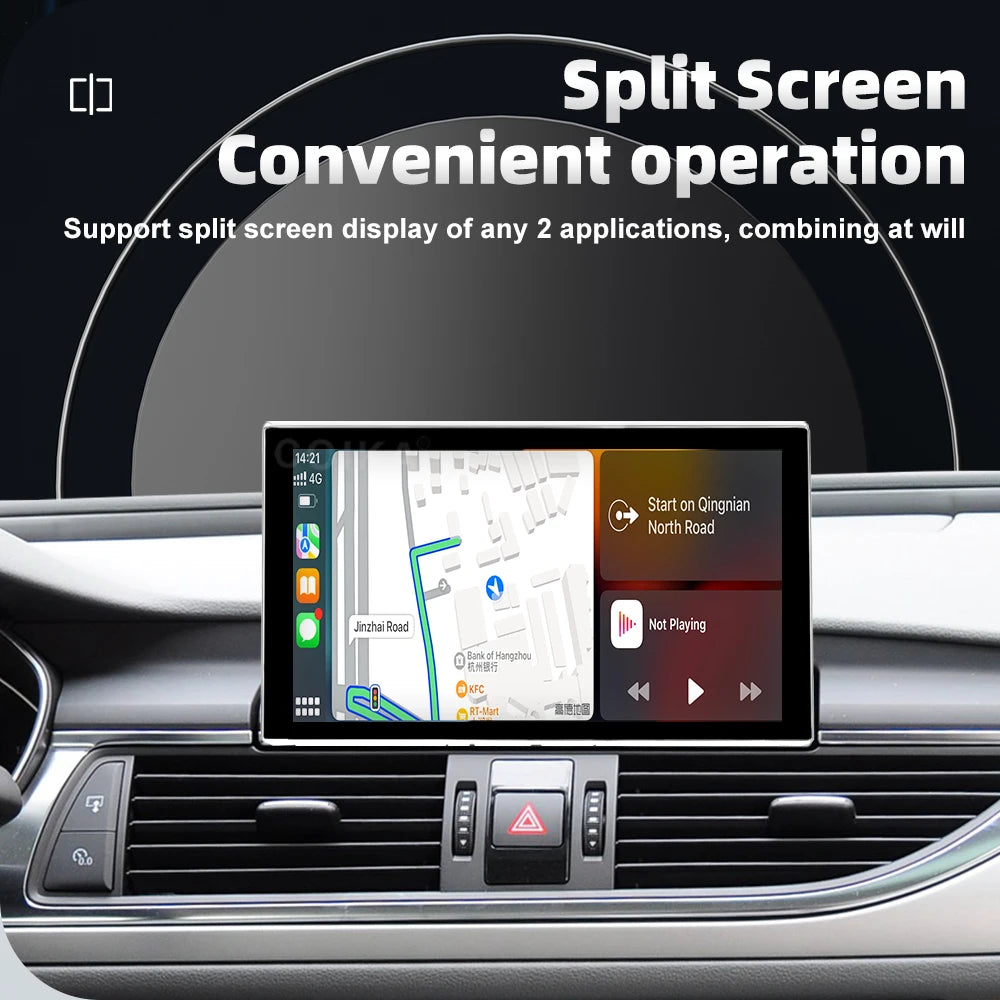 9" Android 13 Car Multimedia Touchscreen for Audi A6 C7 A7 2012-2018