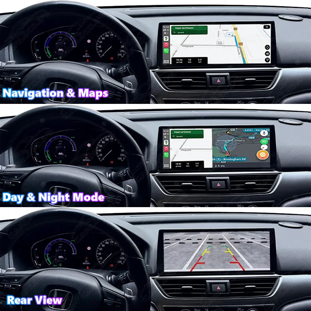 12.3" Linux Touch Screen For Honda Accord 10th 2018-2022 Wireless Carplay Android Auto Car Radio