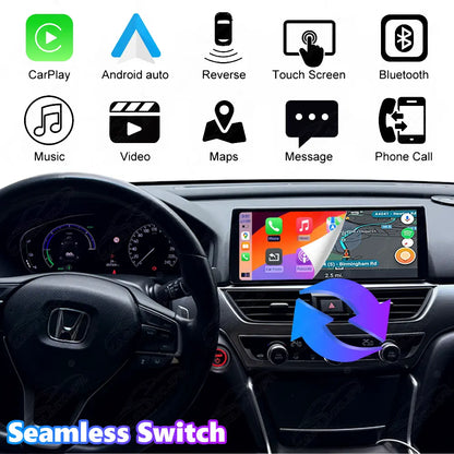 12.3" Linux Touch Screen For Honda Accord 10th 2018-2022 Wireless Carplay Android Auto Car Radio