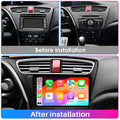 9 inch Android Car Radio For Honda Civic 2012-2017 Car Stereo CarPlay Multimedia Player