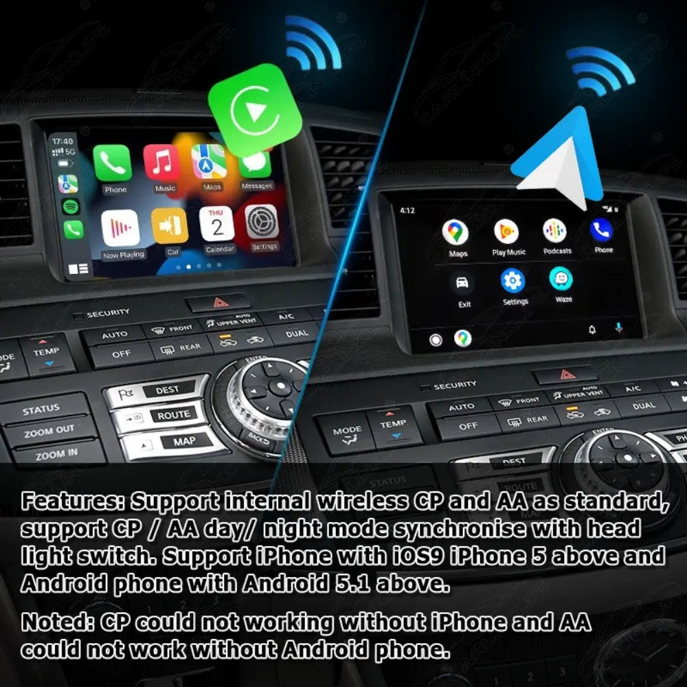 Android Multimedia Interface for Infiniti M35 M45 Nissan Fuga 2005-2010 Advanced Version with YouTube, Google Play