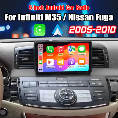 9 inch Android Car Radio For Infiniti M35 Nissan Fuga 2005-2010 Car Stereo CarPlay Multimedia Player